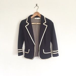 ModCloth Academia Ahoy Blazer in Navy